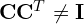 \mathbf{C} \mathbf{C}^T \neq \mathbf{I}