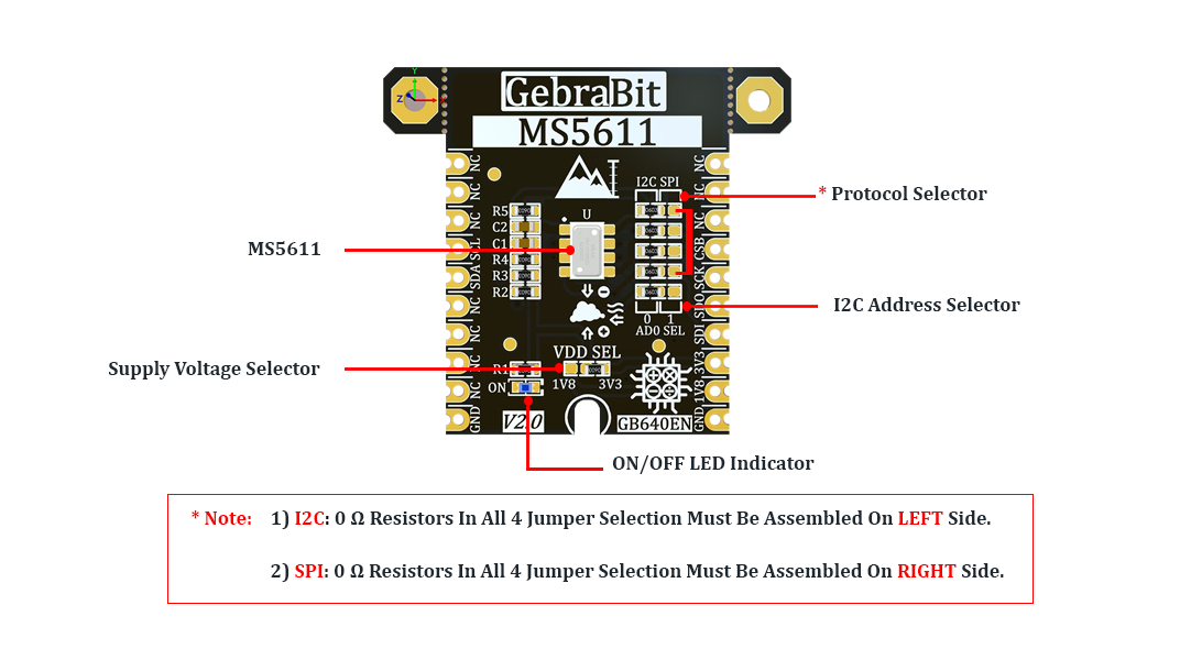 GebraBit MS5611-01BA03-50 parts
