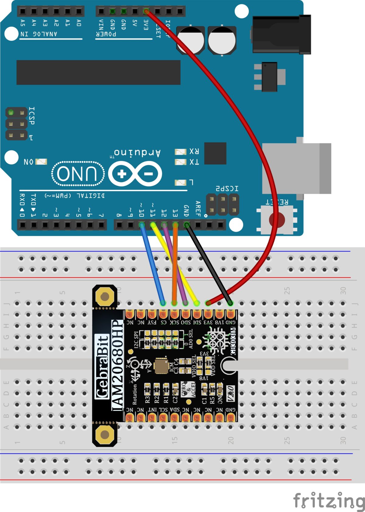 GebraBit IAM20680HP Motion Tracking Module Overview - GebraBit
