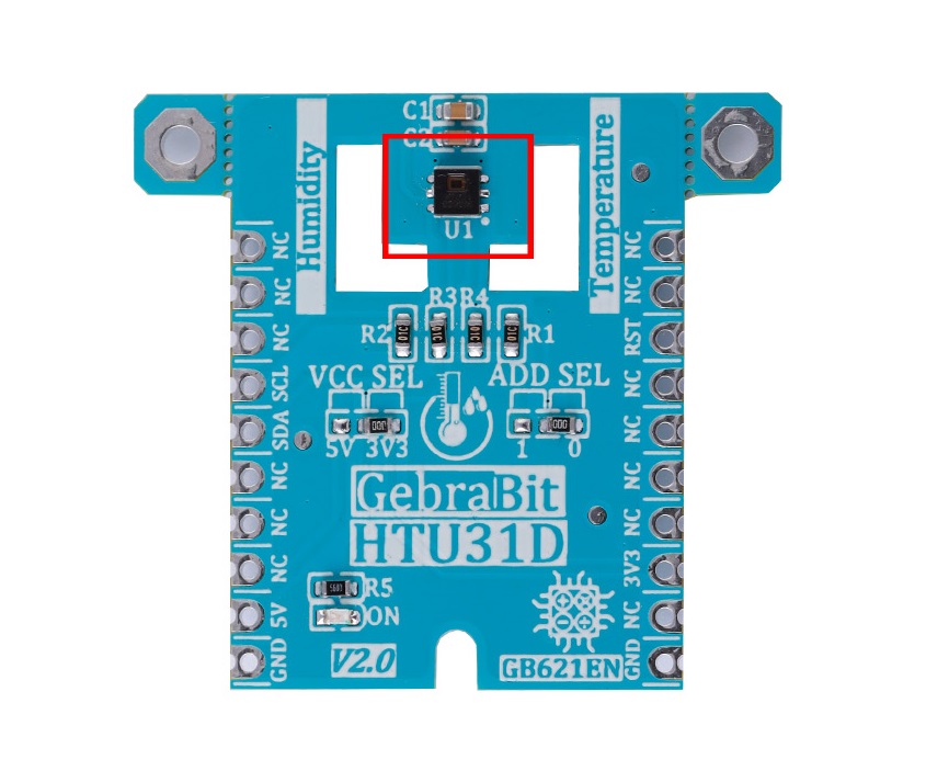 GebraBit HTU31D Relative Humidity And Temperature Sensor Module ...