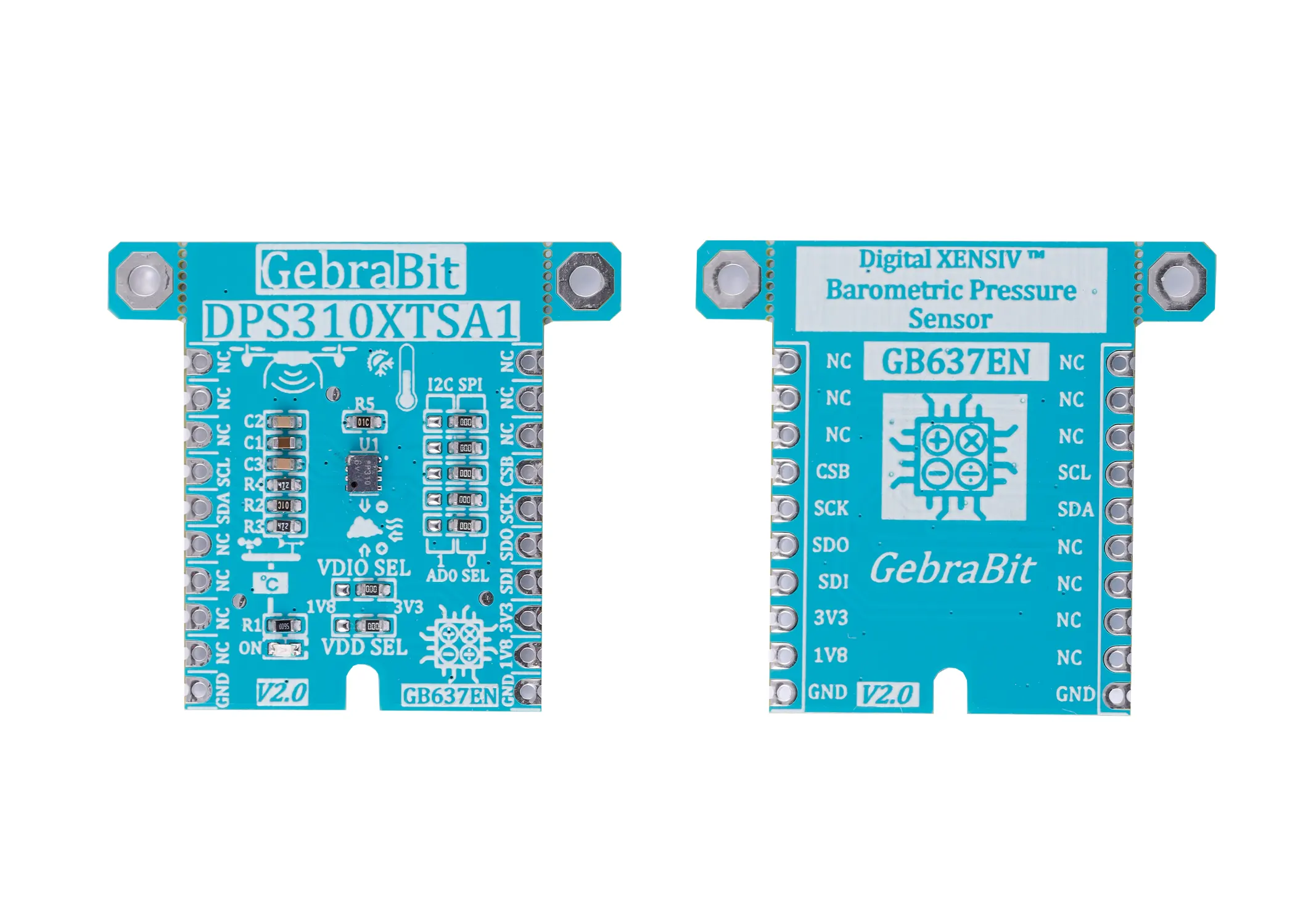 gebrabit-dps310xsta1-digital-barometric-pressure-sensor-module-overview