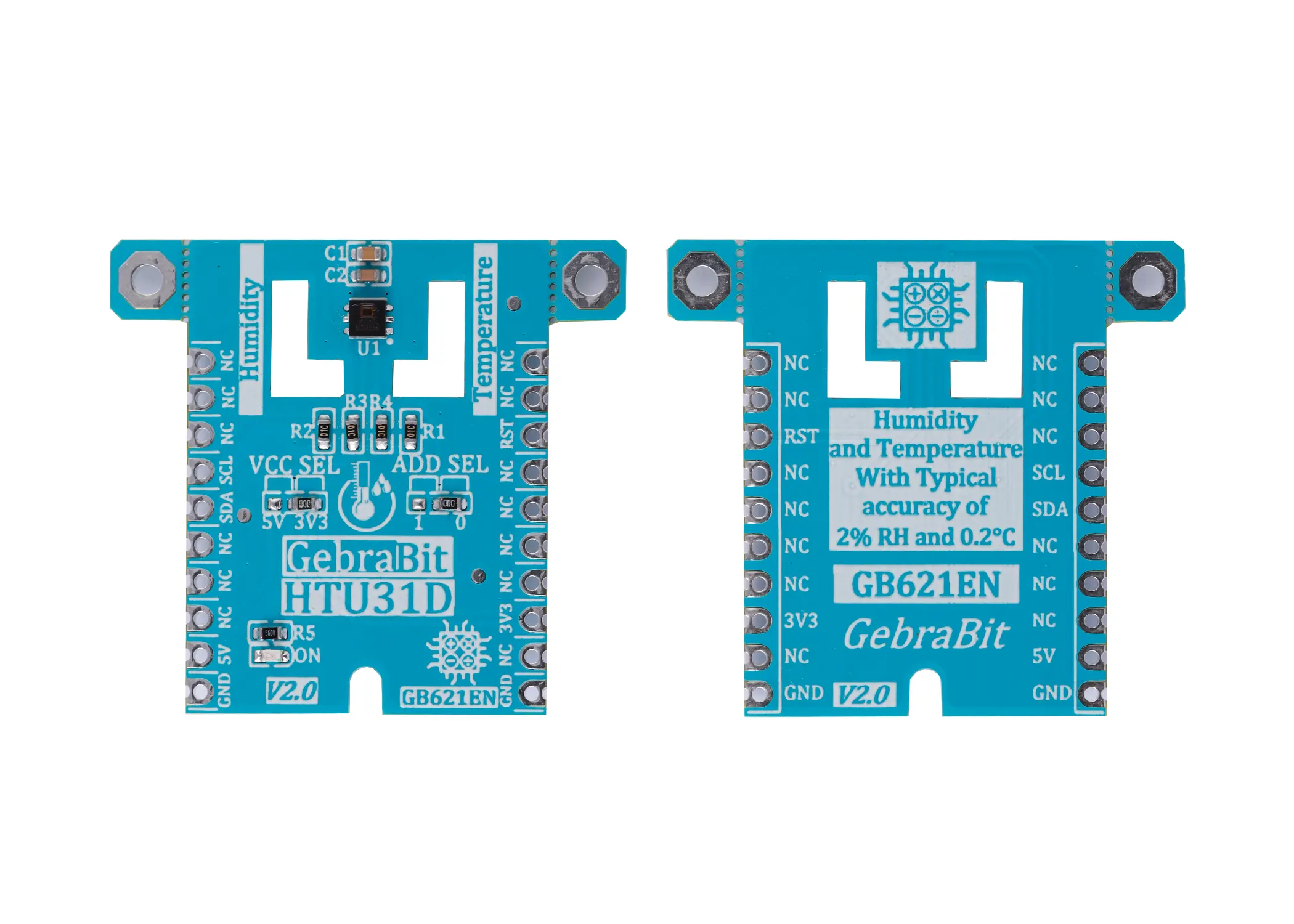 gebrabit-htu31d-relative-humidity-and-temperature-sensor-module-overview