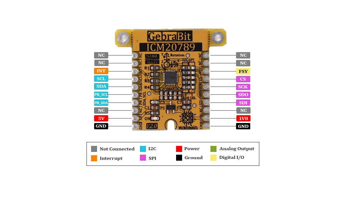 ICM20789 pinout