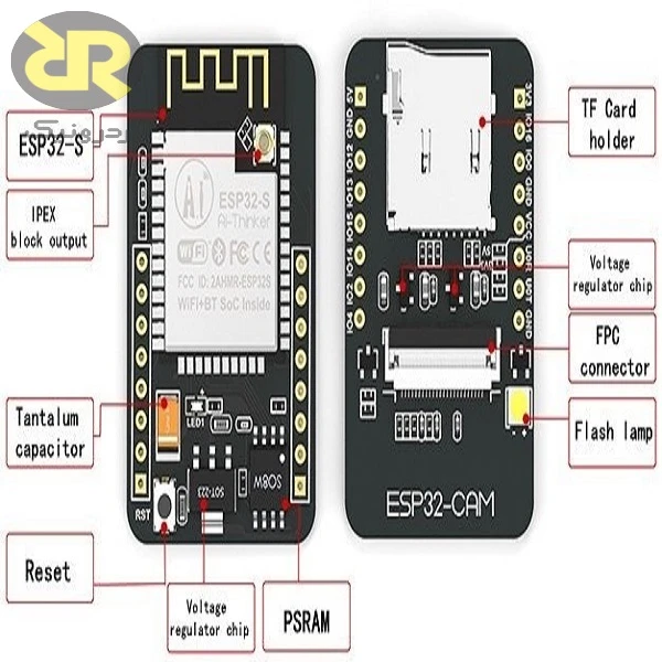 ماژول ESP32-CAM توسعه دوربین WiFi/BT - Image 7