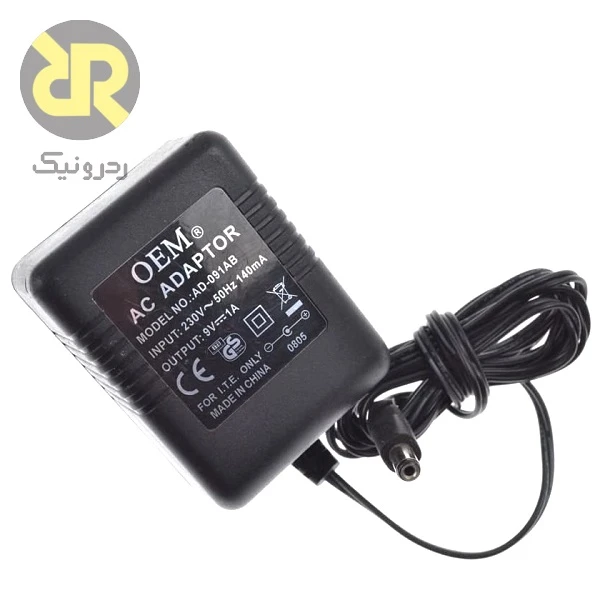 آداپتور 091AB منبع تغذیه دیواری 9V