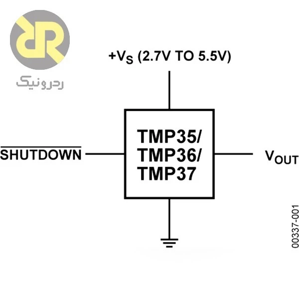 سنسور TMP36GT9Z سنسور دما -40~+125°C