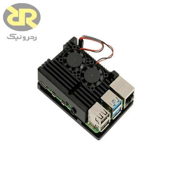 باکس آلومینیومی رسپبری پای ۴ مدل Aluminum Case