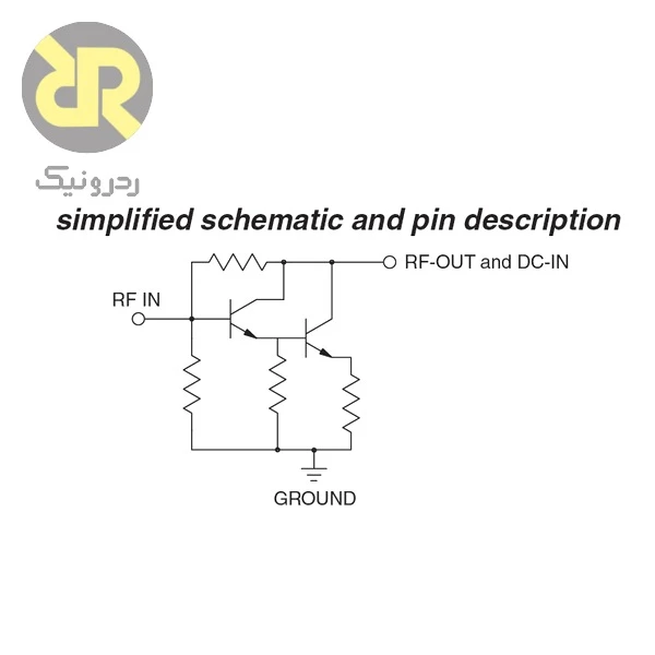 آیسی MAR-6SM تقویتکننده پهنای باند RF Amp 2GHz - Image 2