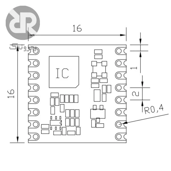 ماژول RFM95CW مخابرات لورا LoRa 433MHz - Image 4