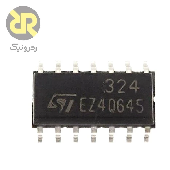 آیسی LM324DT تقویت کننده عملیاتی 1.3MHz Quad