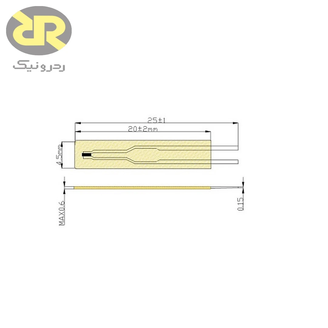 ترمیستور MF55 سنسور دما -55~+125°C - Image 2