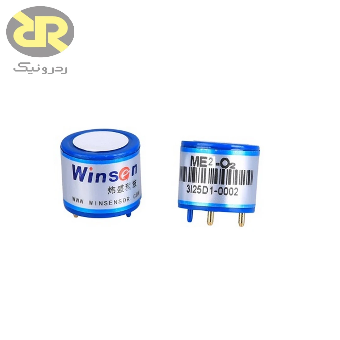 سنسور me2-o2 الکتروشیمیایی سنجش غلظت اکسیژن محیط 0 تا 25 درصد حجمی