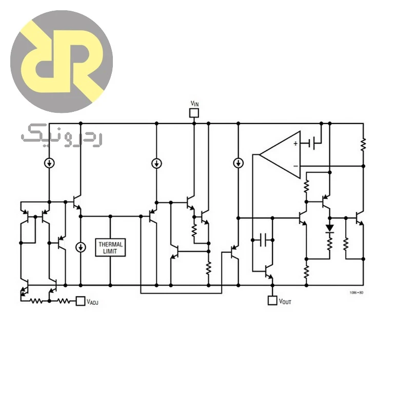 آی سی LT1086CM رگولاتور ولتاژ LDO قابل تنظیم 1.25V to 20V - Image 3