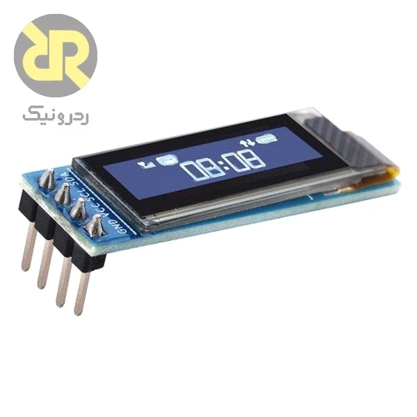 نمایشگر OLED 0.91 اینچ مدل SSD1306-BLUE
