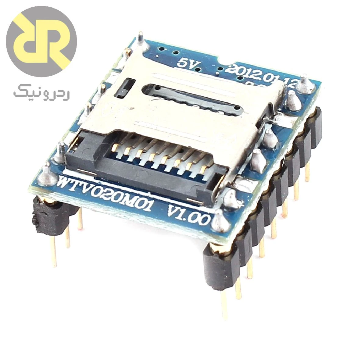ماژول WTV020M01 پخشکننده صوتی SD-Card PWM/DAC