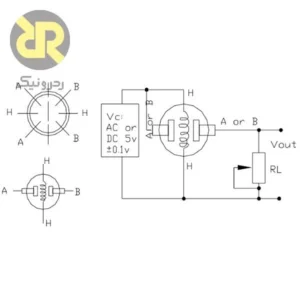 سنسور ‍MQ-5‍ سنسور گاز و کیفیت هوا ‍LPG/متان‍