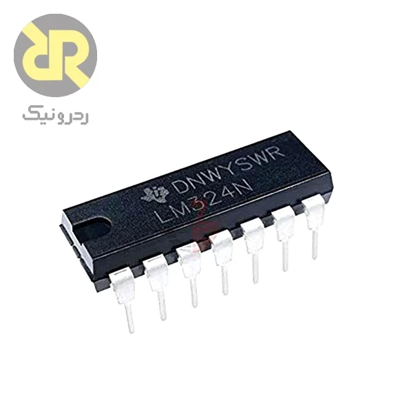 آیسی LM324N تقویت کننده عملیاتی 1.3MHz Quad