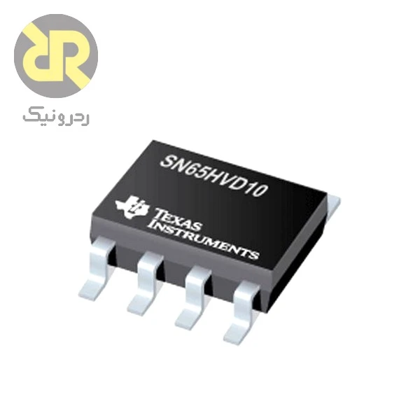 آی سی SN65HVD10 فرستنده گیرنده RS-485 با مد Half Duplex