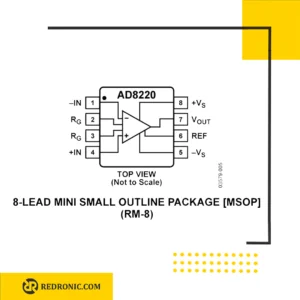 آیسی AD8220 تقویت کننده ابزار دقیق 100dB