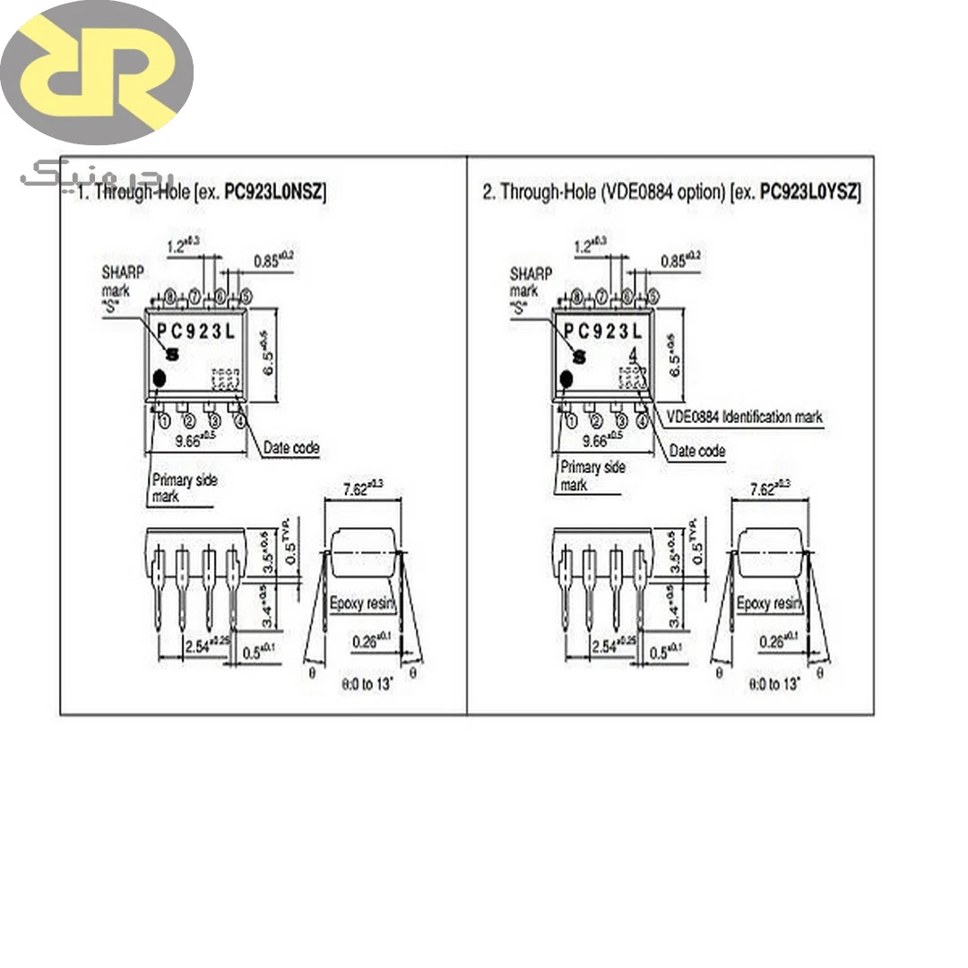 آی سی PC923L گیت درایور اپتوکوپلری Opto-Isolated - Image 2