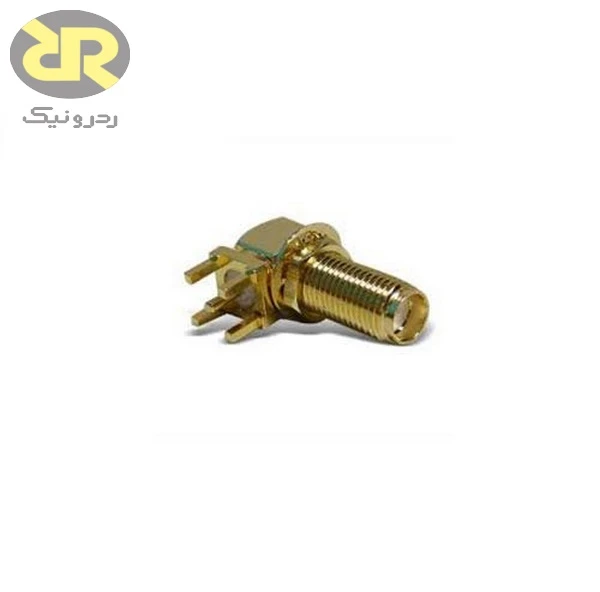 سوکت SMA-RA مخابراتی Right-Angle PCB Mount