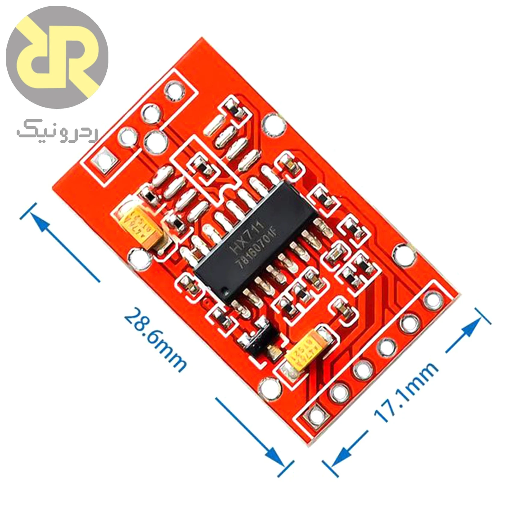 ماژول HX711 RED تقویتکننده لودسل 24bit - Image 3