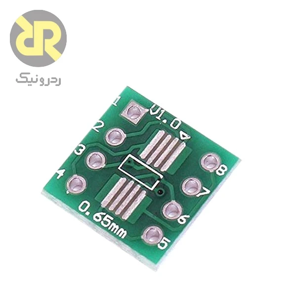 برد تبدیل SOP8 پکیج SMD به DIP با ورودی SOP8 / SSOP8