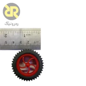 چرخ ربات ۴ سانتیمتر مدل 2.5MM-SHAFT